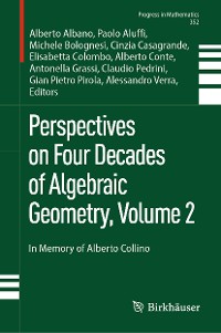 Cover Perspectives on Four Decades of Algebraic Geometry, Volume 2