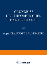 Cover Grundriss der Theoretischen Bakteriologie