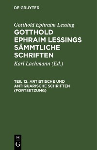 Cover Artistische und antiquarische Schriften (Fortsetzung)