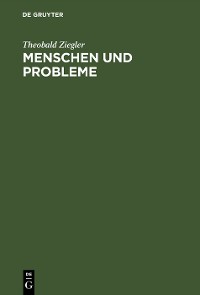 Cover Menschen und Probleme