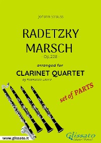 Cover Radetzky Marsch - Clarinet Quartet set of PARTS