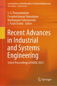 Cover Recent Advances in Industrial and Systems Engineering