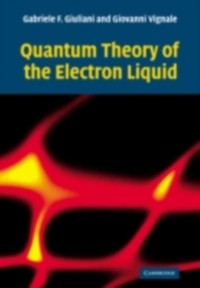 Cover Quantum Theory of the Electron Liquid