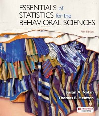 Cover Essentials of Statistics for the Behavioral Sciences