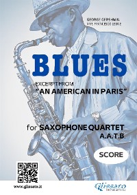 Cover Saxophone Quartet "Blues" by Gershwin (score)