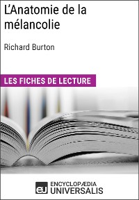 Cover L'Anatomie de la mélancolie de Richard Burton