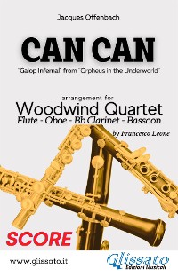 Cover Can Can - Woodwind Quartet (score)