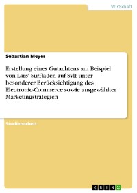 Cover Erstellung eines Gutachtens am Beispiel von Lars' Surfladen auf Sylt unter besonderer Berücksichtigung des Electronic-Commerce sowie ausgewählter Marketingstrategien