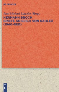 Cover Briefe an Erich von Kahler (1940-1951)