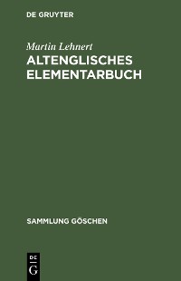Cover Altenglisches Elementarbuch