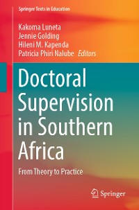 Cover Doctoral Supervision in Southern Africa