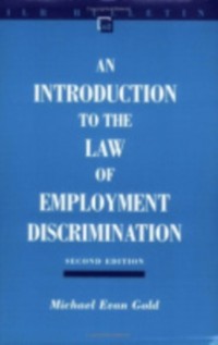 Cover Introduction to the Law of Employment Discrimination
