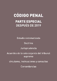 Cover Código Penal. Parte especial, después de 2019