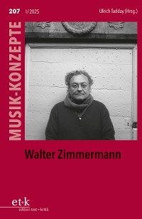 Cover MUSIK-KONZEPTE 207: Walter Zimmermann