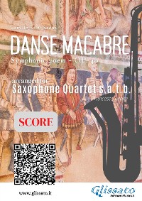 Cover Saxophone Quartet "Danse Macabre" score