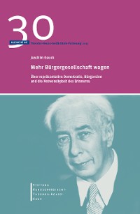 Cover Mehr Bürgergesellschaft wagen