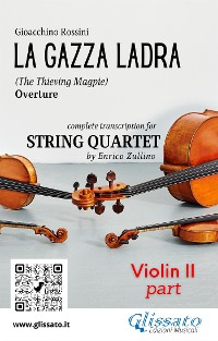 Cover Violin II part of "La Gazza Ladra" for String Quartet
