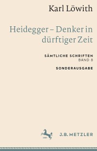 Cover Karl Löwith: Heidegger – Denker in dürftiger Zeit