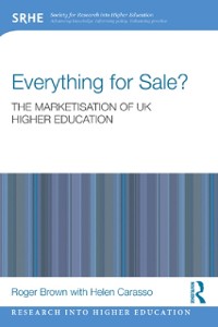 Cover Everything for Sale? The Marketisation of UK Higher Education