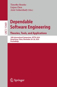 Cover Dependable Software Engineering. Theories, Tools, and Applications