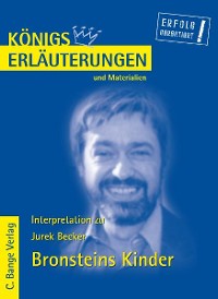 Cover Bronsteins Kinder von Jurek Becker. Textanalyse und Interpretation.