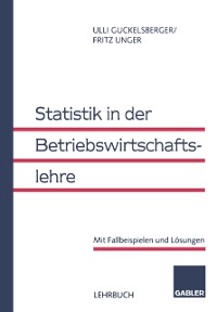 Cover Statistik in der Betriebswirtschaftslehre