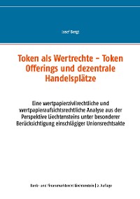 Cover Token als Wertrechte und Token Offerings und dezentrale Handelsplätze