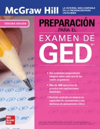 Cover McGraw-Hill Education Preparacion para el Examen de GED, Tercera edicion