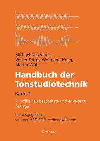 Cover Handbuch der Tonstudiotechnik