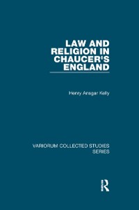 Cover Law and Religion in Chaucer's England