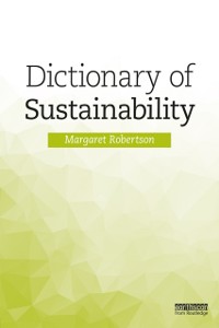 Cover Dictionary of Sustainability