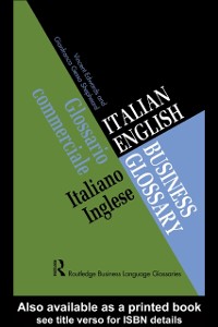 Cover Italian/English Business Glossary