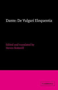 Cover Dante: De vulgari eloquentia