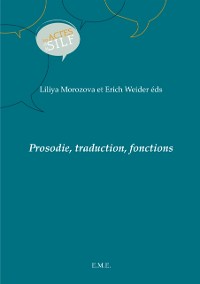Cover Prosodie, traduction, fonctions
