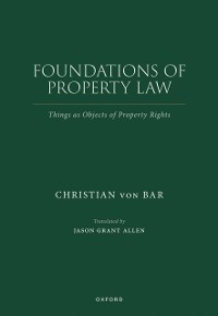 Cover Foundations of Property Law