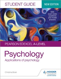 Cover Pearson Edexcel A-level Psychology Student Guide 2: Applications of psychology