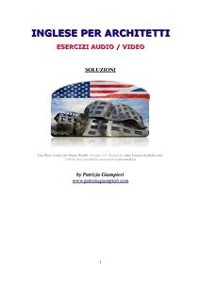 Cover Inglese per Architetti: esercizi audio/video(SOLUZIONI)