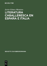 Cover Literatura caballeresca en España e Italia