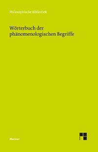 Cover Wörterbuch der phänomenologischen Begriffe