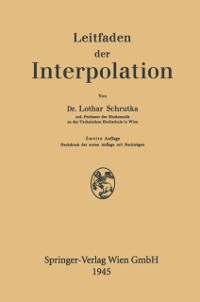 Cover Leitfaden der Interpolation