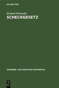 Cover Scheckgesetz