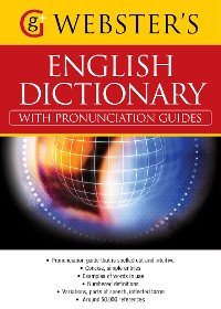 Cover Webster's American English Dictionary (with pronunciation guides)