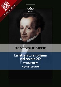 Cover La letteratura italiana nel secolo XIX. Volume terzo. Giacomo Leopardi