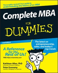 Cover Complete MBA For Dummies