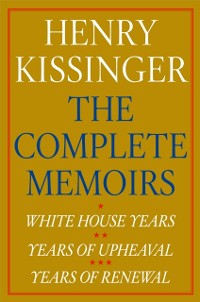 Cover Henry Kissinger The Complete Memoirs E-book Boxed Set
