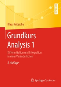 Cover Grundkurs Analysis 1