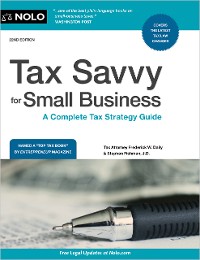 Cover Tax Savvy for Small Business