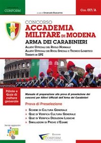 Cover 017A | Concorso Accademia Militare di Modena Arma dei Carabinieri (Prova di Preselezione)