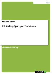 Cover Rückschlag-Sportspiel Badminton