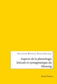 Cover Aspects de la phonologie lexicale et syntagmatique du Missong